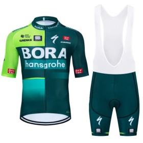 Cykeltøj + Cykelshorts 2024 BORA-Hansgrohe Grøn